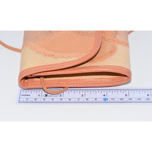 CARLOS FALCHI 1980s Patchwork Snakeskin Crossbody Shoulder Bag - Picture 9 of 9